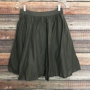 J.crew Size 0 Gray Cotton Mini Skirt